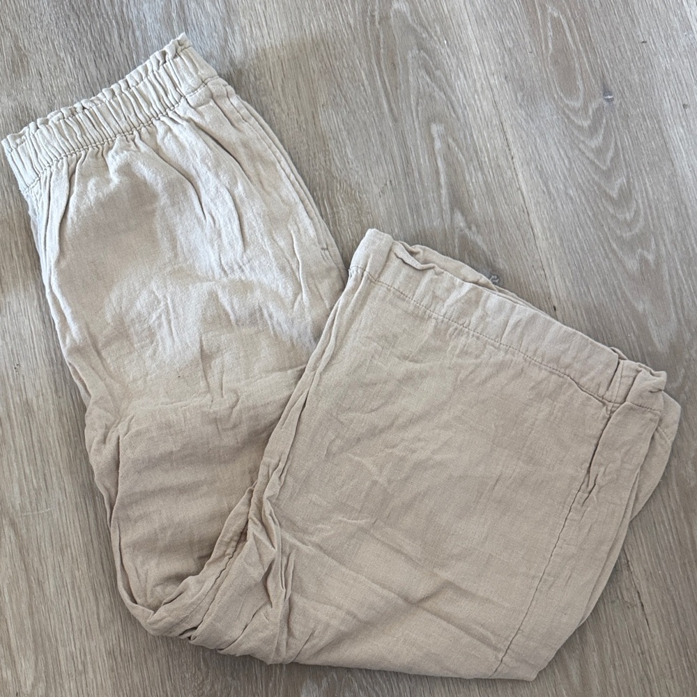 old navy crinkle gauze wide leg pants